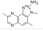 2-Amino-3,4,8-trimethyl-3H-imidazo[4,5-f]quinoxaline-2-14C